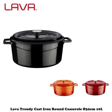 Lava Cast Round Casserole Black 24 cm LV Y TC 24 K2 –