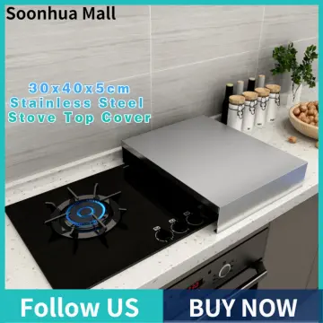 Stove Top Cover For Electric Stove 61.5*53cm Glass Top Stove Protector With  Anti-slip Coating Foldable Cooktop Cover - Cookware Parts - AliExpress