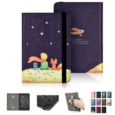 Cute Universal Flip Book Hand Strap Case for Kobo Glo 6 Inch Rakuten N613 Kobo Aura N514 Glo HD N437 6 Ebook Ereader Cover
