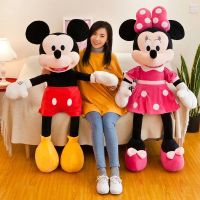 Disney Cartoon Plush Doll 30-75cm Cute Mickey Classic Retro Pink Minnie Doll Cute Stuffed Animals And Childrens Gift Wholesale