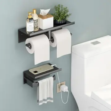 Hanging Tissue Storage Rack, Toilet Paper Holder, Multifunctional