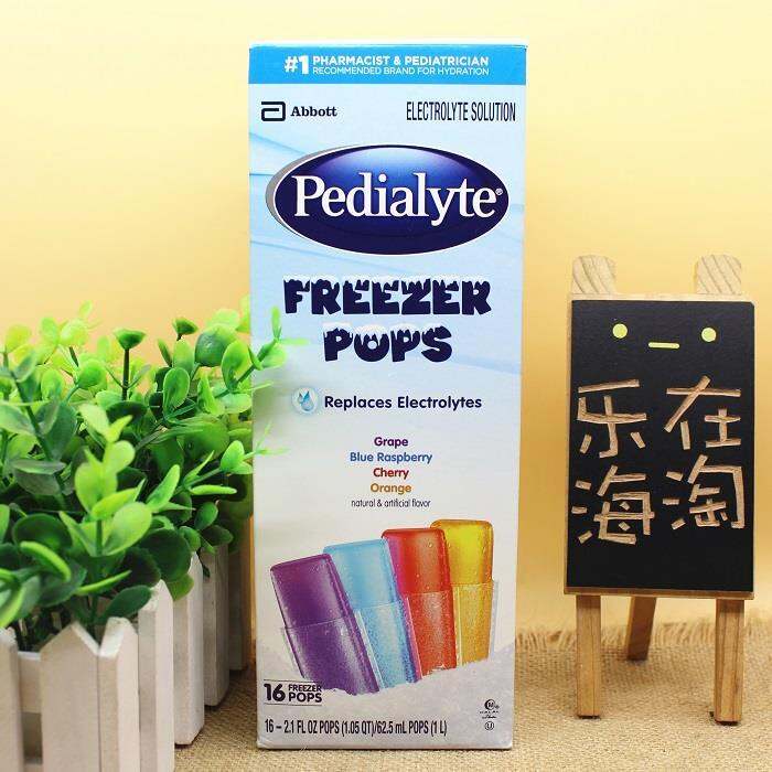 Abbott Pedialyte children rehydration salts electrolyte fluid frozen