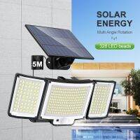 ❄₪◐ 348LED Solar lamp outdoor security light with motion sensor waterproof 126/328LED powerful spotlight solar for garden Garage