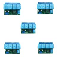 5X 4ch DC 5V 12V 24V Multifunction Delay Relay Time Switch Turn on/off PLC Module Power Conditioner Sequencer