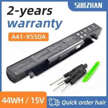 A41-X550A Laptop Battery Replacement for ASUS A41-X550 A41-X550A A450 P550  F550 k550 R510 X450 X550V A450C X550C X550A X550B X550D Y481C Y581C