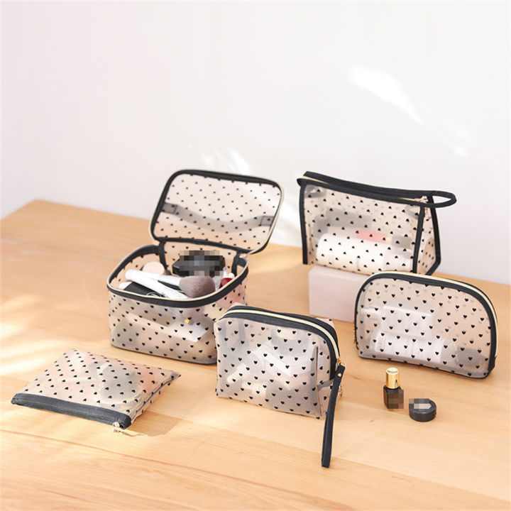 home-love-mesh-accessories-zipper-pouches-cosmetic-bag-makeup-bags