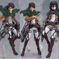 แอ็คชั่นฟิกเกอร์ Figma 203/207/213 ฟิกม่า Model Figure ฟิกเกอร์ โมเดล Attack on Titan ผ่าพิภพไททัน Levi รีไวล์ Eren เอเลน Mikasa มิคาสะ ของเล่น ??