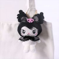 UNQIN Kuromi Lolita Kuromi Lolitas Plushie จี้ของเล่นตุ๊กตาเพลงตุ๊กตาเมโลดี้ของฉันพวงกุญแจการ์ตูนแอนิเมชั่นของขวัญสำหรับเด็กผู้หญิง