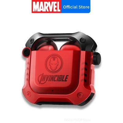 （Orange home earphone cover）ชุดหูฟังของขวัญ Disney Marvel N11เสียง HIFI เกมหูฟังบลูทูธไร้สาย,ชุดหูฟังมีความหน่วงต่ำหูฟังลดเสียงรบกวนสำหรับเล่นเกม