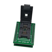 QFN8 DFN8 WSON8 Programming Socket Pin Pitch 1.27mm IC Body Size 6X8 mm Clamshell Test Socket ZIF Adapter Kelivn Socket