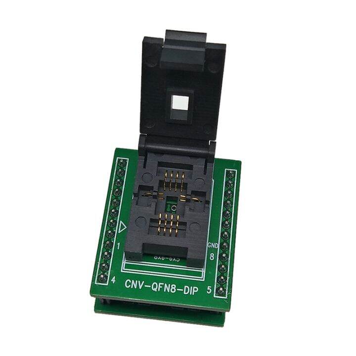 qfn8-dfn8-wson8-programming-socket-pin-pitch-1-27mm-ic-body-size-6x8-mm-clamshell-test-socket-zif-adapter-kelivn-socket