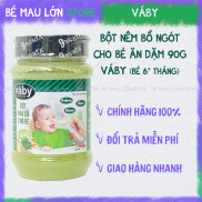 Bột nêm Rau Bồ Ngót & Phô Mai dành cho bé ăn dặm VABY hủ 90g