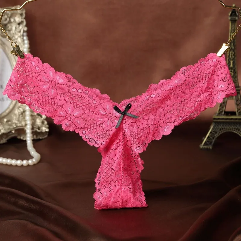 New！ ❤️ Mui ❤️[READY STOCK] Women Low Waist Lace Transparent Panties With 7 Colours  Optional Seksi Seluar Dalam Wanita