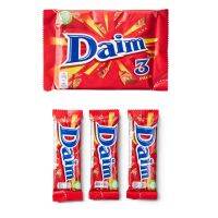 ?Import food? (1 Pc) Daim Chocolate Bars 3 Pack 84g ไดม์ ช็อกโกแลตบาร์ 3 แท่ง 84กรัม