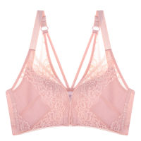 Xianqifen front closure lace plus size push up beauty back top bh bras for women sexy lingerie intimates underwear wireless BCD