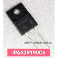 (1ตัว) 6R190C6 , IPA60R190C6 , MOSFET N-Channnel 20.2A 650V TO-220FP อุปกรณ์เครื่องใช้ไฟฟ้า electrical equipment ชิ้นส่วนและอะไหล่วงจรไฟฟ้า Electrical circuit parts and parts แผงวงจรไฟฟ้า circuit board