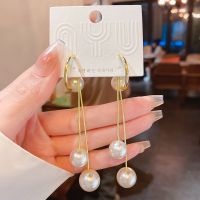 [COD] Needle French Baroque Tassel Earrings Temperament Stud Fashion Wholesale