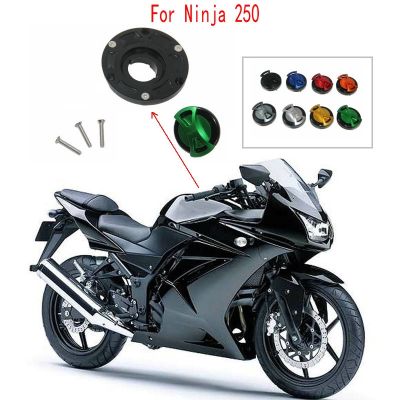 Motorcycle CNC Fuel Tank Cap Gas Oil Tank Cover Petrol Cover For KAWASAKI NINJA 250 300 Z250 Z300 NINJA250 NINJA300 EX250 EX300