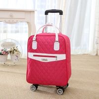 Wheeled Bag For Travel Women Travel Backpack With Wheels Trolley Bags Oxford Large Capacity Travel Rolling Luggage Suitcase Bag