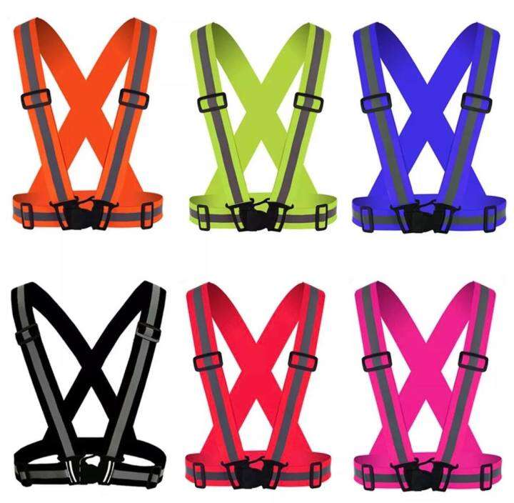 Reflective Adjustable Safety Security High Visibility Vest Gear Stripes