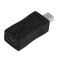 【▼Hot Sales▼】 d7zaa4b Marsnaska ตัวแปลงอะแดปเตอร์ไมโคร USBตัวเมียเป็นมินิ Usb ตัวผู้สีดำแบบพกพาและมีสไตล์ใช้สะดวก