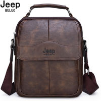 JEEP BULUO ความจุขนาดใหญ่แยกกระเป๋าหนังสำหรับผู้ชายกระเป๋า Messenger ใหม่ผู้ชาย C Rossbody กระเป๋ากระเป๋าสะพายมัลติฟังก์ชั่ผู้ชาย Handba