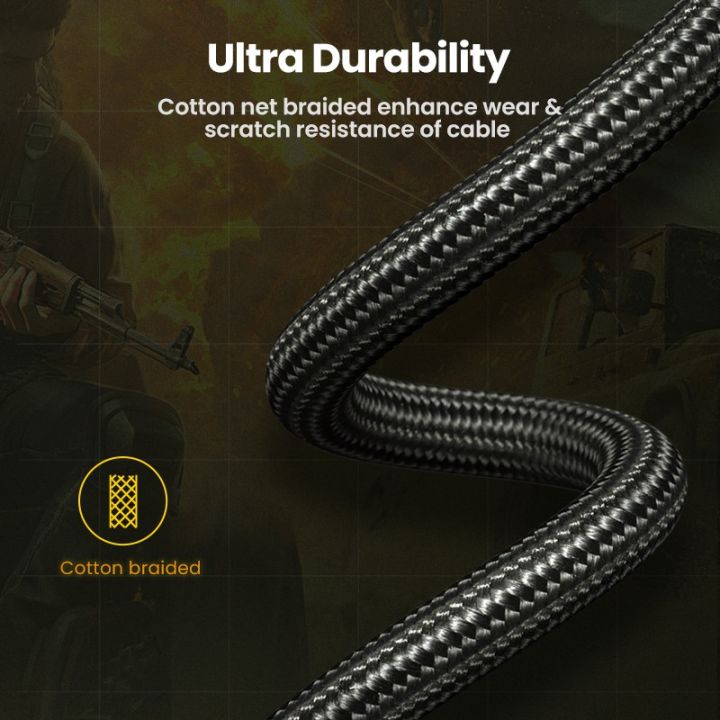 ugreen-dp-cable-สายเชื่อมต่อพอร์ตจอมอนิเตอร์-8k-60hz-1-4-cable-hig-speed-32-4gbps-สำหรับเกม-pubg-hd-pc