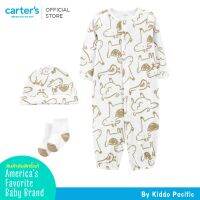 Carters Jumpsuit+Hat+Sock 3Pc Animal L8 คาร์เตอร์เสื้อผ้าเซทจั๊มสูทพร้อมหมวกถุงเท้า