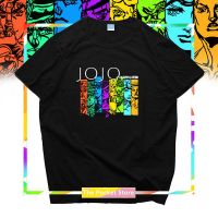 เสื้อยืดคู่รัก พิมพ์ลายอนิเมะ JoJos Bizarre Adventure Kujo Jotaro แนวสตรีท ฮาราจูกุ แฟชั่นคู่รัก 3XL