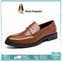 Hush_Puppies รองเท้าผู้ชาย รุ่น สีดำ รองเท้าหนังแท้ รองเท้าทางการ รองเท้าแบบสวม รองเท้าแต่งงาน รองเท้าหนังผู้ชาย