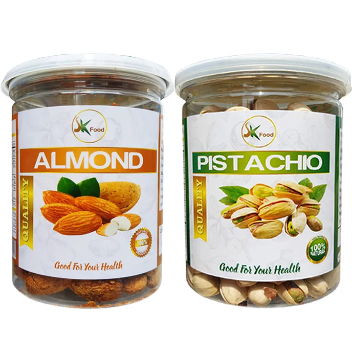 [COMBO 2 HŨ] HẠT DẺ CƯỜI VÀ HẠT HẠNH NHÂN MỖI HŨ 250G SK FOOD