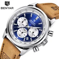 Benyar bing elegant multi-function timing clock by5188 men watch luminous waterproof belt quartz watch --238811Hot selling mens watches❄