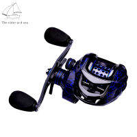 Elder Sea Ultra-Light Low-Profile Reel 7.2:1ความเร็วสูง10กก. ลากสูงสุด10ระบบเบรคแม่เหล็ก Baitcasting Reel อุปกรณ์ตกปลา