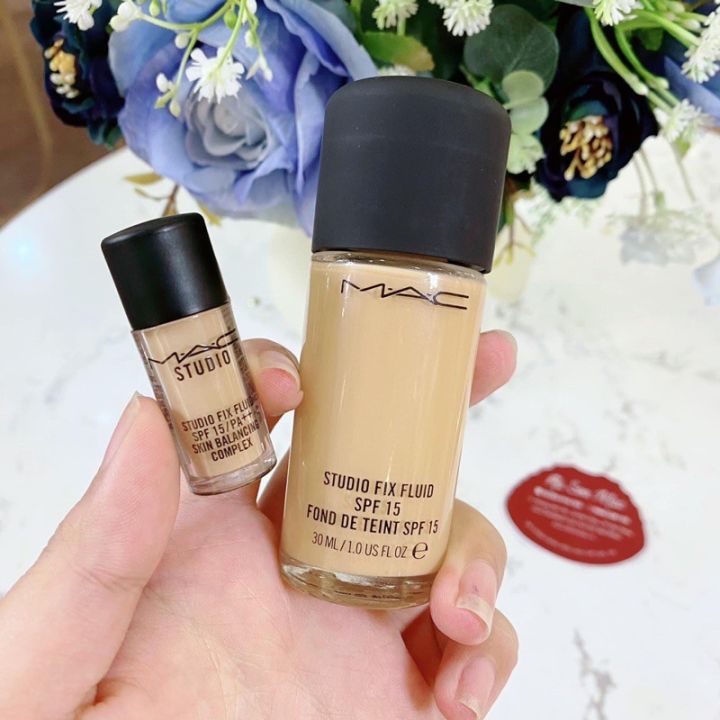 Mini | Kem nền tone 18 MAC Studio Fix Fluid foundation SPF 15 