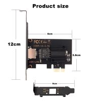 ขายดี PCIE ไป I226 Intel 2.5ก. การ์ดเน็ตเวิร์ก RJ45 100/1000/2500Mbps RJ45อินเตอร์แลนอีเทอร์เน็ตกิกะบิตอะแดปเตอร์สำหรับพีซี/เดสก์ท็อป