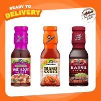 Kikkoman ซอสสูตรใหม่ Katsu Sauce Sweet &amp; Sour Orange Sauce ซอสทงคัตสึ ซอสเปรี้ยวหวาน ซอสส้ม