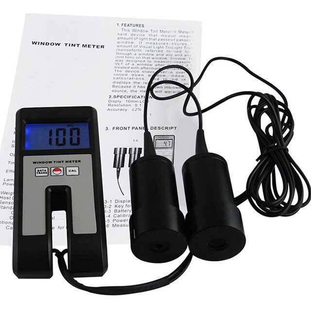 LANDTEK New WTM-1100 Window Tint Meter Tester Gauge WTM1100 Light ...