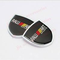 Upgrade 1 pair 2Pcs Ralliart Auto Car Emblem Badge Window side Sticker for Mitsubishi