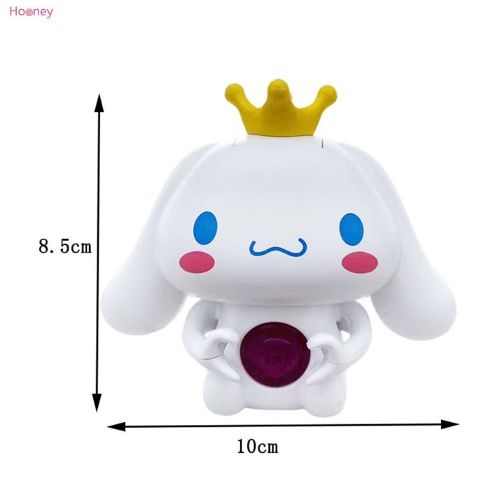 hooney-cinnamoroll-ตุ๊กตากดของเล่นเรืองแสงสร้างสรรค์กดเพื่อเพิ่มความสว่างให้กับของเล่นเรืองแสงสำหรับของขวัญวันเกิดของเล่นเด็ก