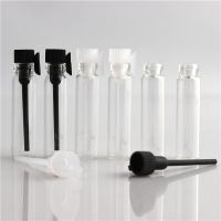 【CW】✺♀¤  10Pcs/pack 1ML 2ML 3ML Perfume Glass Bottle Cosmetics Sample Test Tube Thin Vials