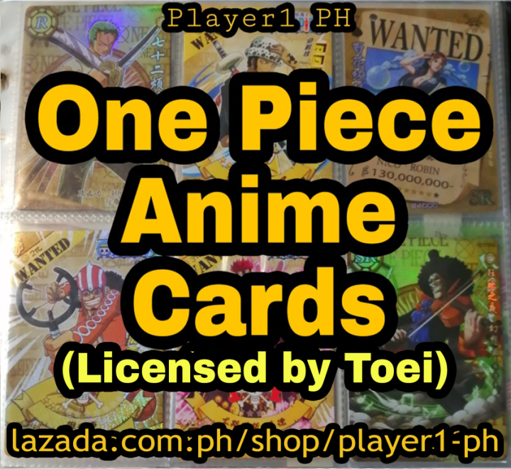 One Piece Anime Card Sealed Pack (5 cards each) Luffy Licensed by