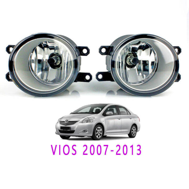 vios-fog-lamp-fog-lightโคมไฟหมอกไฟหน้ากันชนด้านหน้า-ไฟตัดหมอก-ไฟสปอร์ตไลท์-for-toyota-vios-2007-2013-without-wiring-harness-and-switch-ไม่มีชุดสายไฟและสวิตช์