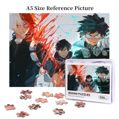 My Hero Academia (20) Wooden Jigsaw Puzzle 500 Pieces Educational Toy Painting Art Decor Decompression toys 500pcs