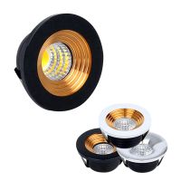 【☊HOT☊】 si39629592258115 ไฟสปอตไลท์ Led ตู้เล็ก110V 220V ดาวน์ไลท์35มม. โคมไฟเพดานแบบฝังสำหรับการแสดงเครื่องประดับ (สีโทนอุ่น3000K,3W ไม่หรี่แสงได้สไตล์ B)