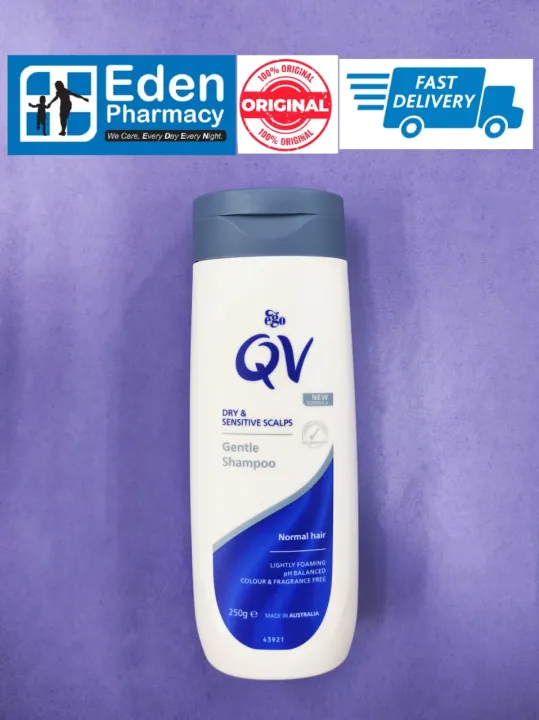 QV Gentle Shampoo [ Dry & Sensitive Scalps ] ( 250g ) Lazada