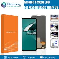 Bluesky 6.67 "Amoled สำหรับ Xiaomi Black Shark 3S สัมผัสหน้าจอ Lcd หน้าจอดิจิตอลแทนการประกอบสำหรับ BlackShark 3S Display