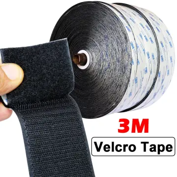 38mm in Width Heavy Duty Velcro Tape 3M 9448A Glue Strong Self