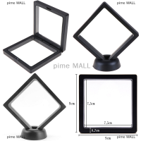 pime MALL กล่องใส่3D สีดำ90*90มม. พร้อมขาตั้ง