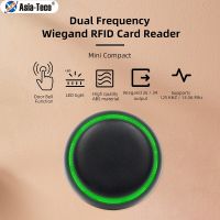 ﹊卍 Mini Dual Frequency Card Reader RFID 125kHz And 13.56MHz Wiegand 26 / 34 Output Access Control System Card Reader With Doorbell