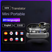 【NEW】80 Languages Instant Simultaneous Translator Earbuds Voice Multi Languages Translator Headset for Business Travel Meeting